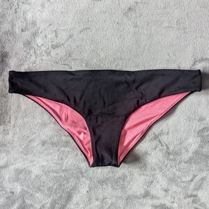 Victoria's Secret Pink Black Bikini Bottom XS